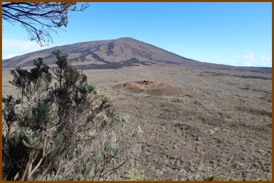 Blick auf den Piton de la Fournaise 