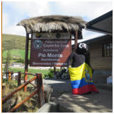 Am Eingang zum Nationalpark Cayambe